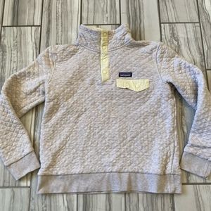 Patagonia Organic Cotton Quilted Snap-T pullover.